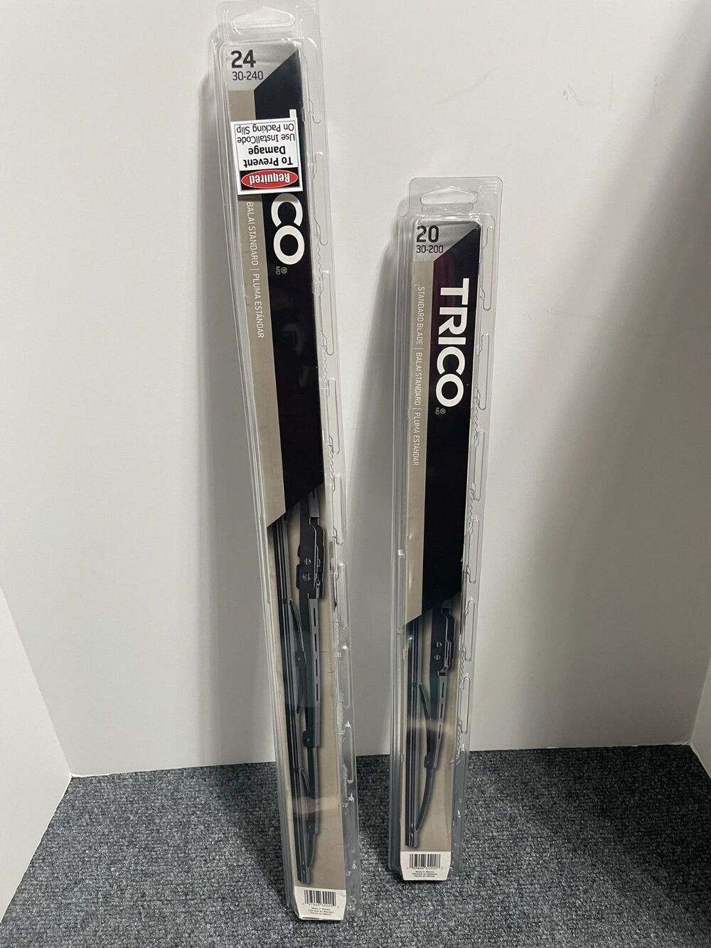 Trico windshield Wiper Blades Set 24" 30-240 & 20" 30-200